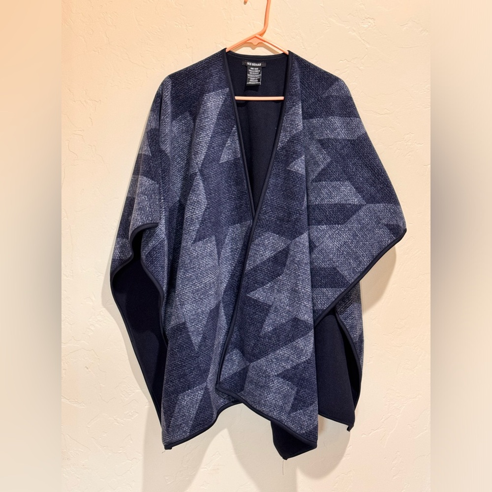 Blue Patterned Cape